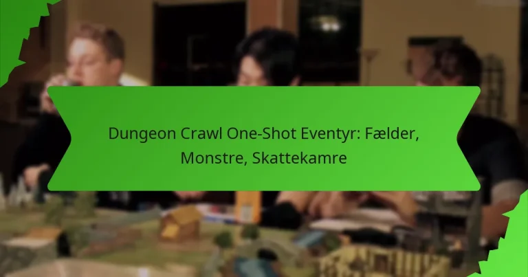 Dungeon Crawl One-Shot Eventyr: Fælder, Monstre, Skattekamre