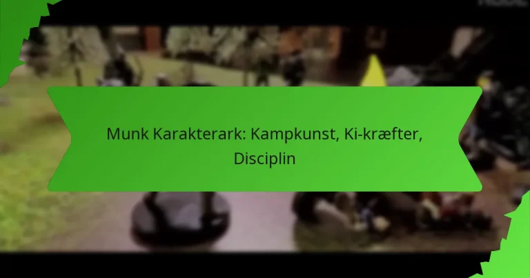 Munk Karakterark: Kampkunst, Ki-kræfter, Disciplin