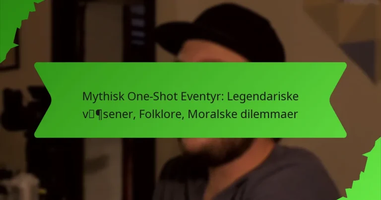 Mythisk One-Shot Eventyr: Legendariske væsener, Folklore, Moralske dilemmaer