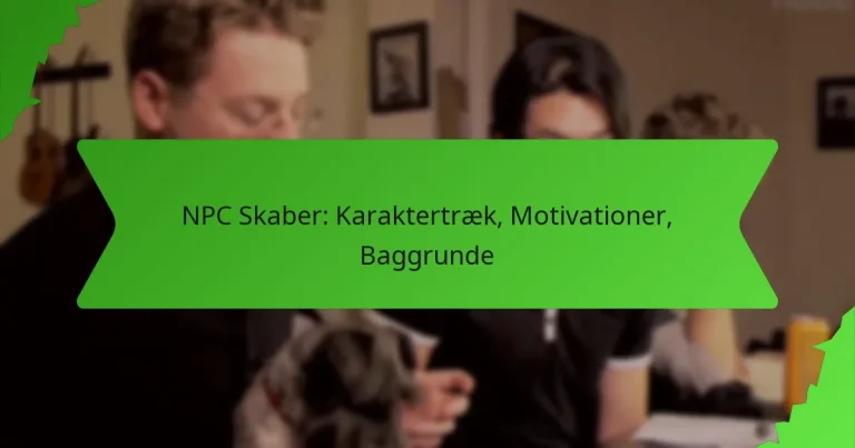 NPC Skaber: Karaktertræk, Motivationer, Baggrunde