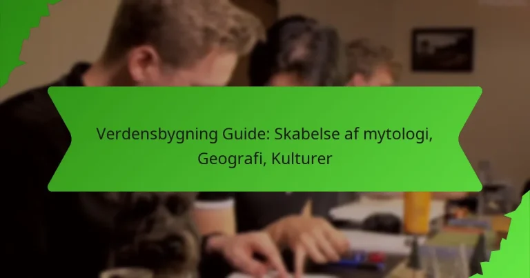 Verdensbygning Guide: Skabelse af mytologi, Geografi, Kulturer